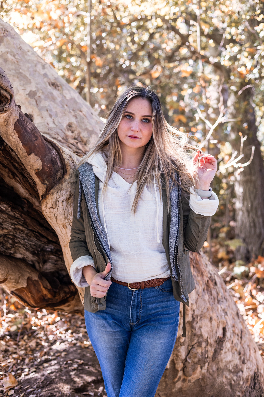 Oversized Natural Cotton Hoodie