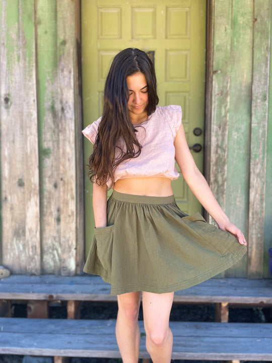 IMPERFECT Harvest Mini Skirt  ~ FINAL SALE!