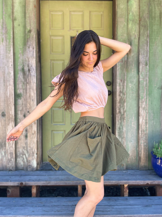 IMPERFECT Harvest Mini Skirt  ~ FINAL SALE!