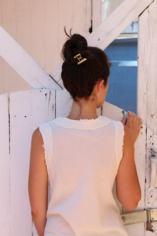 Gauze Tank Top