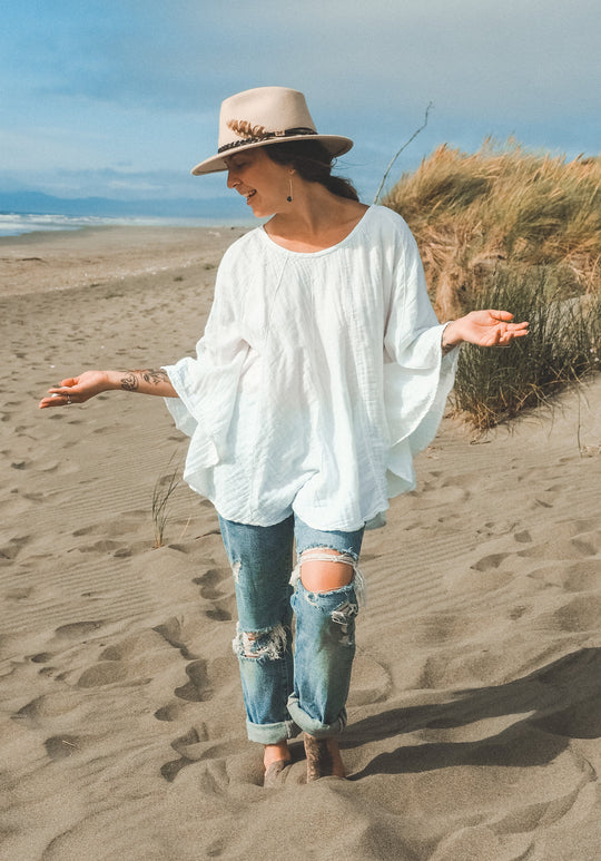 IMPERFECT Poncho Top ~ FINAL SALE!