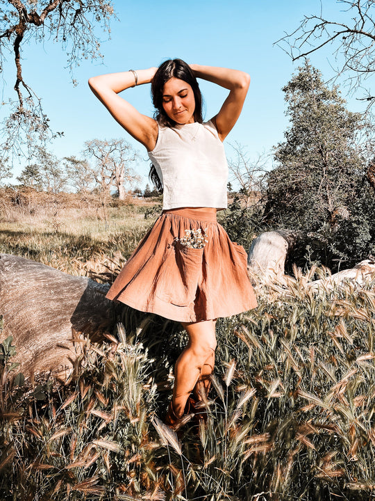IMPERFECT Harvest Mini Skirt  ~ FINAL SALE!