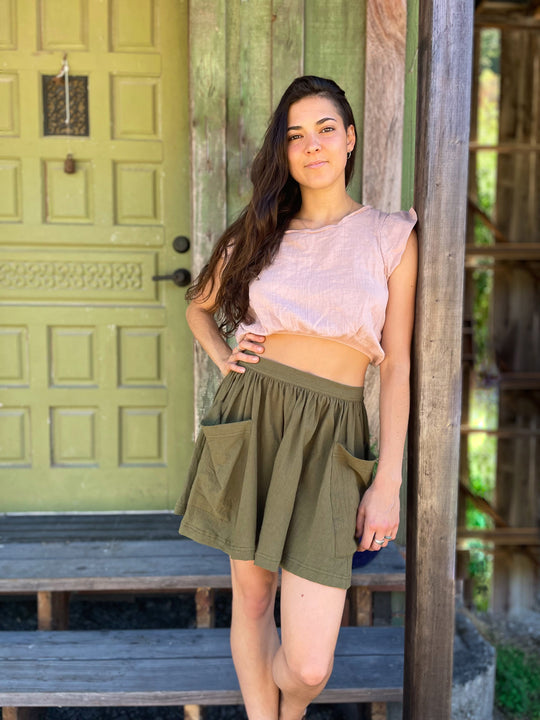 IMPERFECT Harvest Mini Skirt  ~ FINAL SALE!