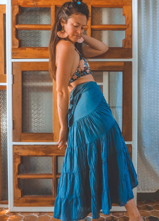 IMPERFECT Ruffle Wrap Skirt ~ FINAL SALE!