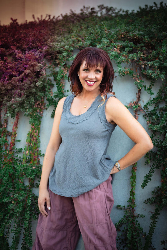 IMPERFECT Gauze Tank ~ FINAL SALE!