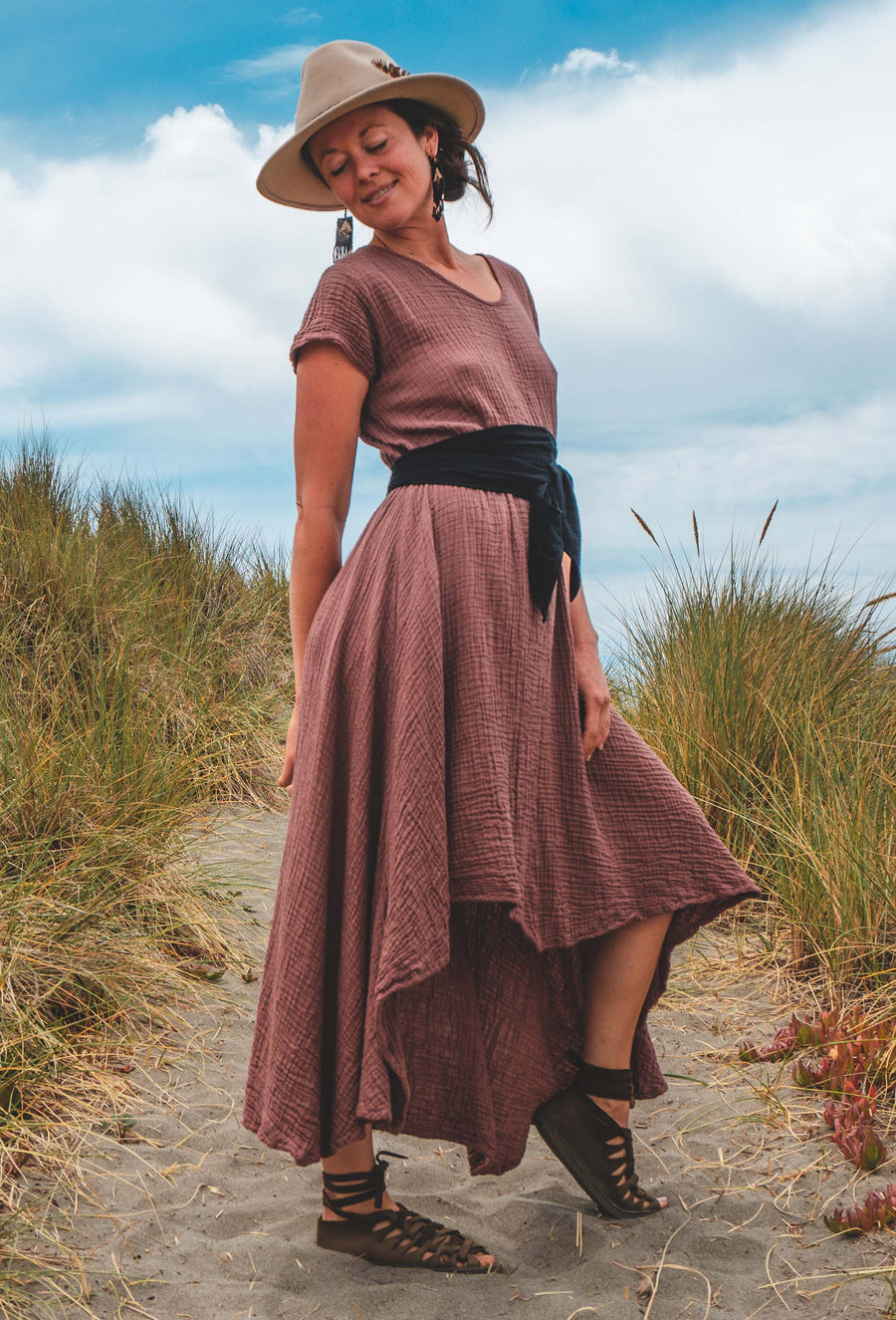 Women's Summer Cotton Dresses, Long Dress, 100 Cotton Clothing