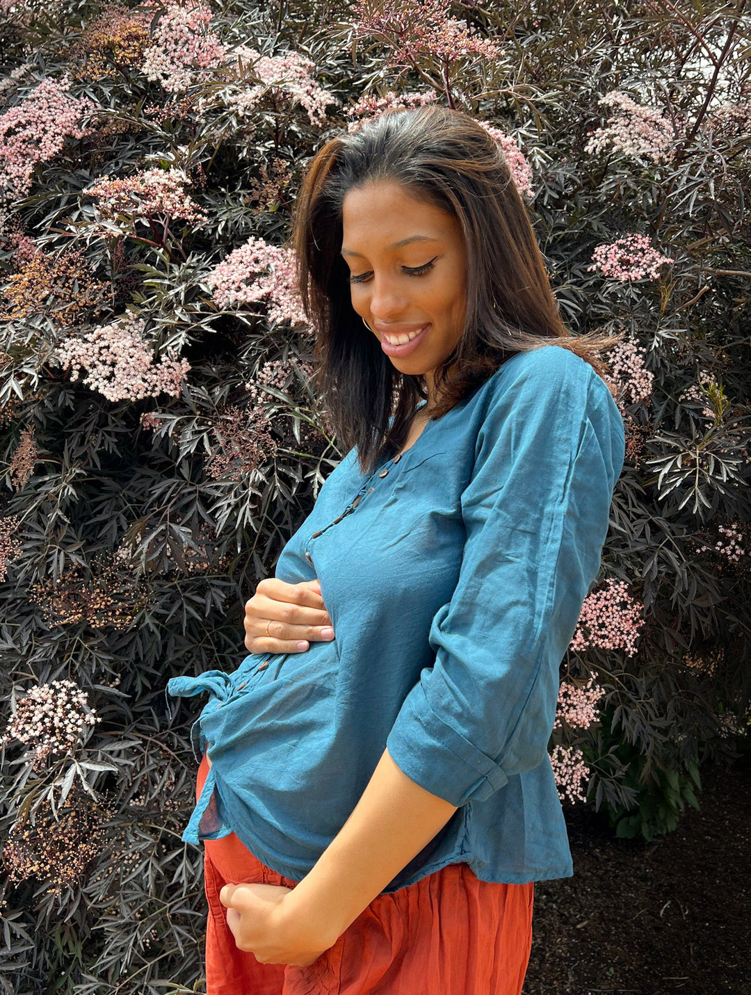 IMPERFECT Button Top ~ FINAL SALE!