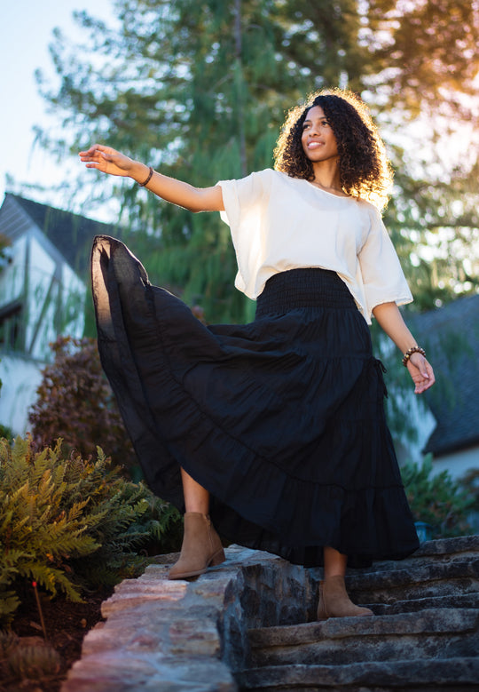 IMPERFECT Tiered Pocket Skirt ~ FINAL SALE!