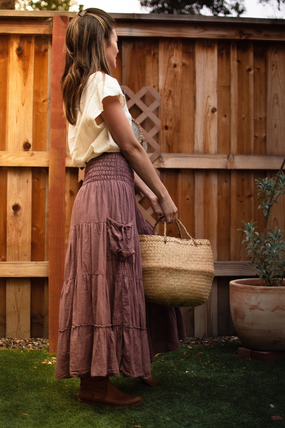 IMPERFECT Tiered Pocket Skirt ~ FINAL SALE!