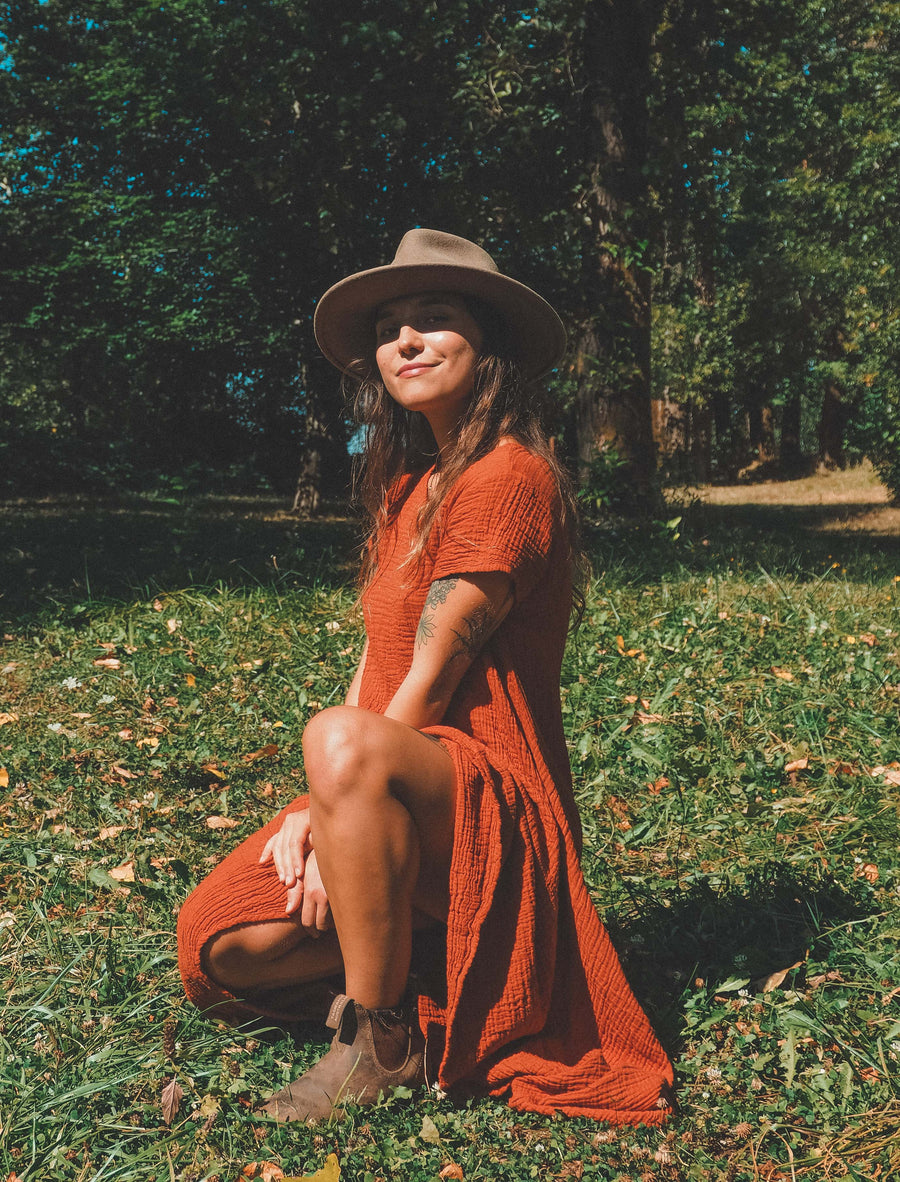 Women's Summer Cotton Dresses, Long Dress, 100 Cotton Clothing