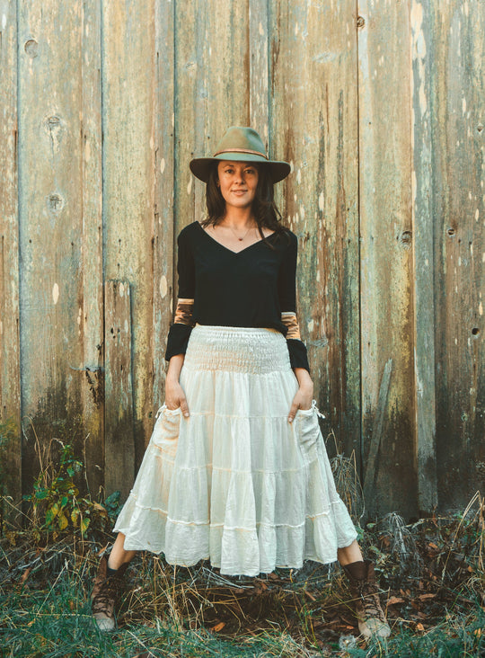 IMPERFECT Tiered Pocket Skirt ~ FINAL SALE!