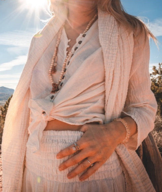IMPERFECT Button Top ~ FINAL SALE!